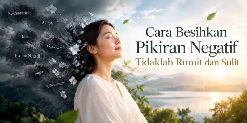 Cara Bersihkan Pikiran Negatif